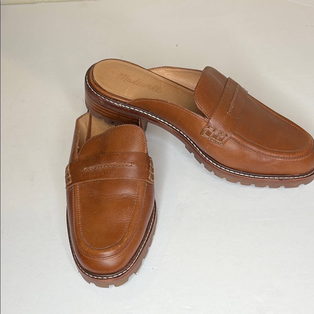 Madewell Brown Leather Loafers